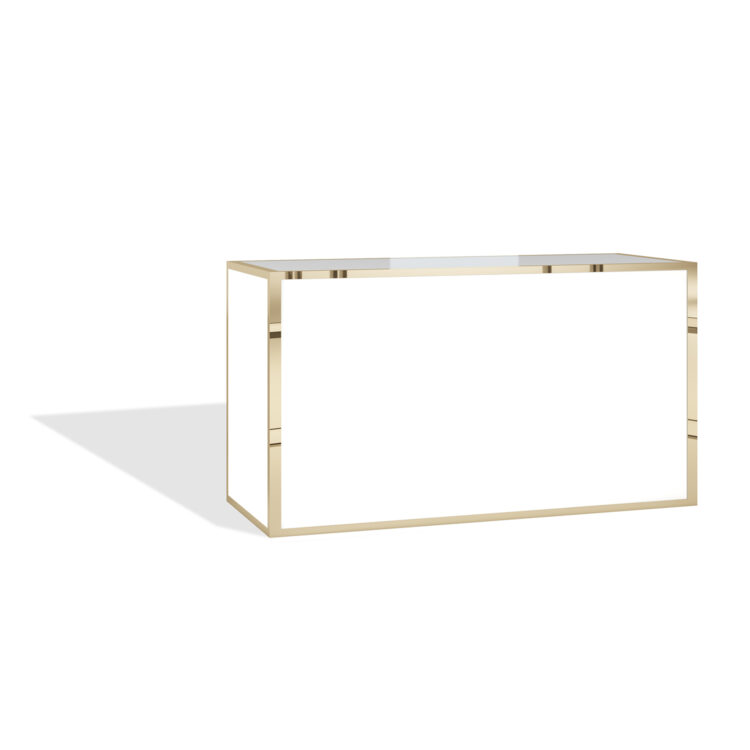 6' Gold Hannah Bar Rental B125