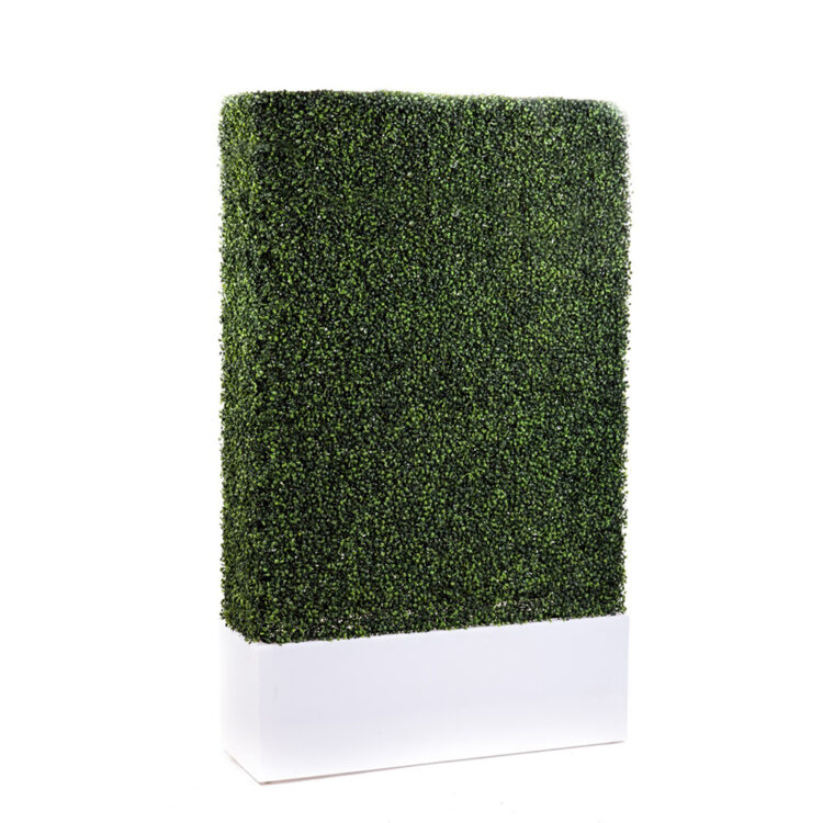 Boxed Wood Hedge Partition Rental
