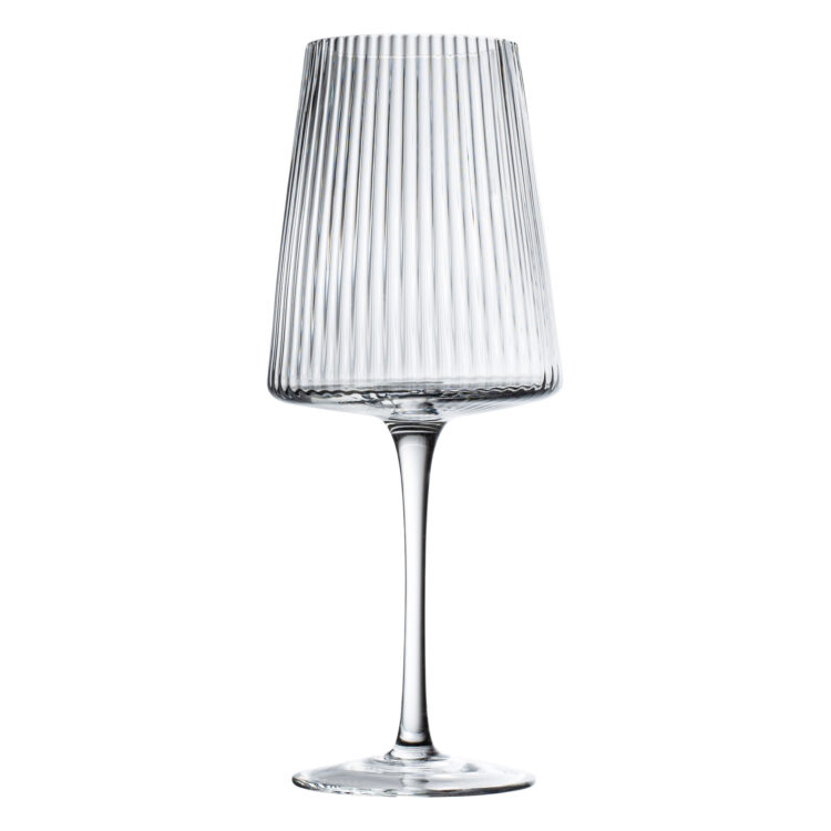 Fluted Wine Glass 19oz (G141) Rental