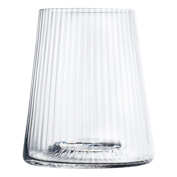 Fluted Stemless Glass 16oz (G142) Rental