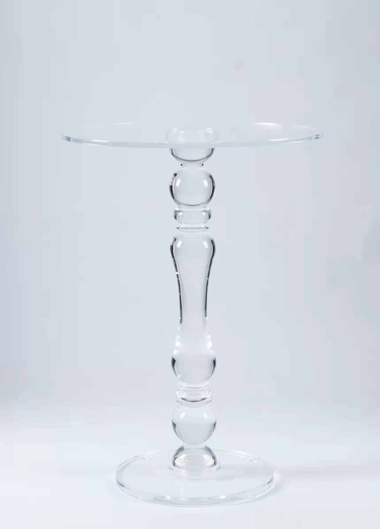 Clear Acrylic Cocktail Table Rental T113