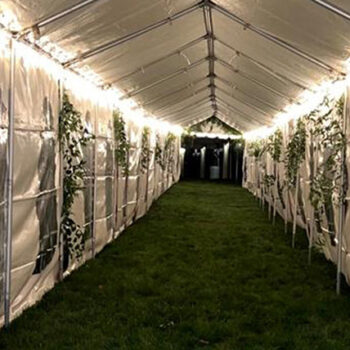 Frame Tent: 10'x150' Rental