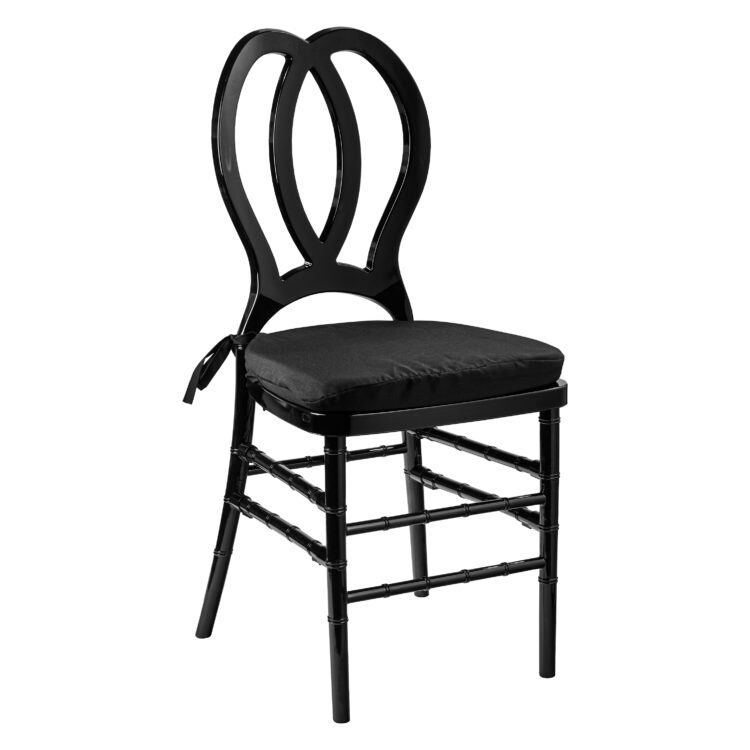 Black Flora Chair Rental BR134