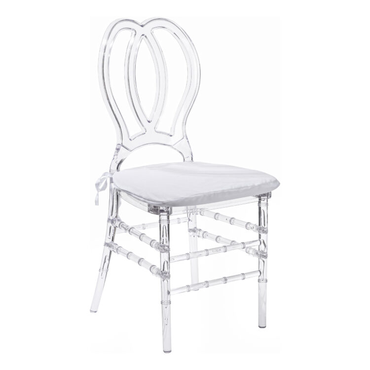 Clear Flora Chair Rental BR136