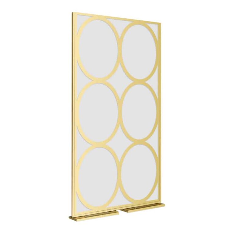 Tiffany Gold Screen - White (S106) Rental