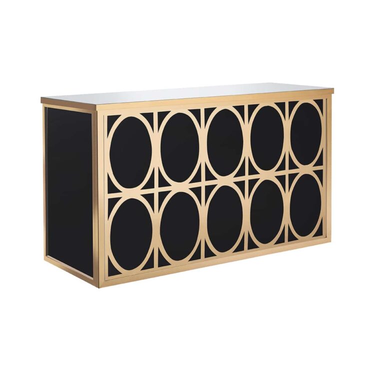 Charlotte Gold Bar - Black (B103) Rental