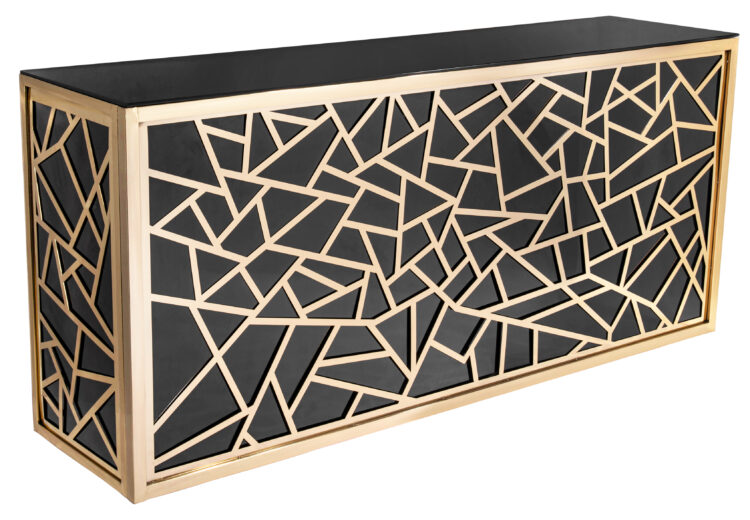 Madelyn Gold Bar - Black (B109) Rental