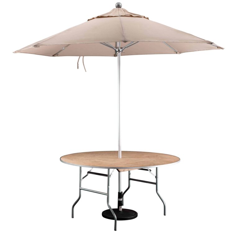 Natural Umbrella & Table package Rental (U104)