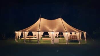 Sailcloth Style Tent Wedding Party Package Rentals