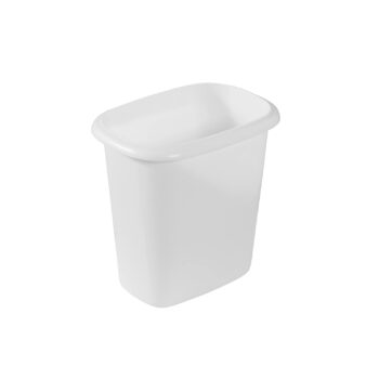 Small White Trash Can Rental CR201