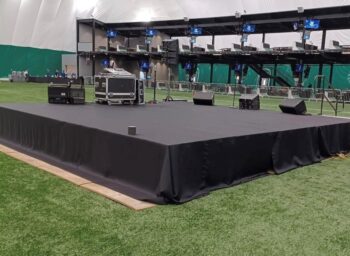 Straight Skirting for Stages Rental - Linear Sq Ft