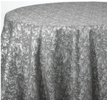 Silver Luma Tablecloth Rental