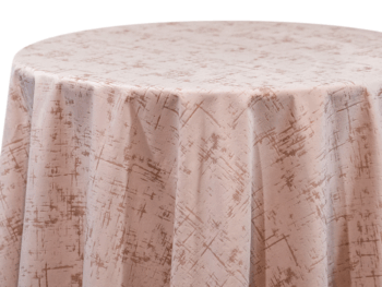 Light Pink Etched Velvet Tablecloth Rental