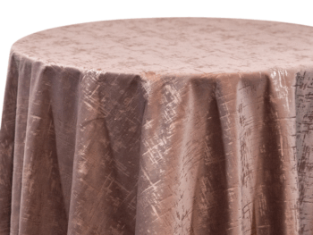 Rose Etched Velvet Tablecloth Rental