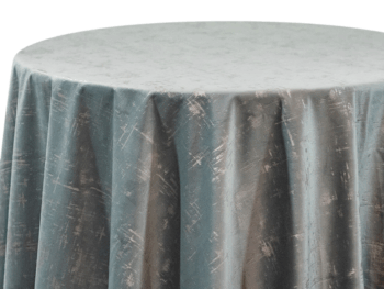 Storm Etched Velvet Tablecloth Rental